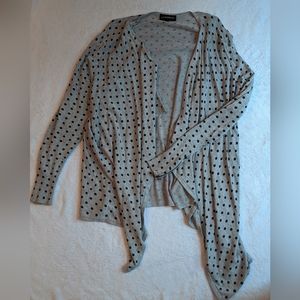 Lane Bryant Waterfall Cardigan Sweater with Zipper Cuff
